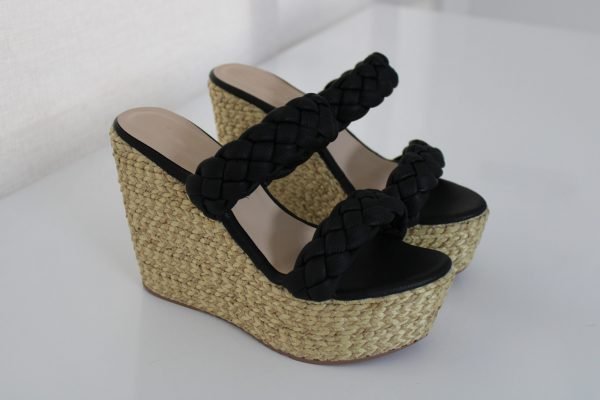 Sandalias altas de plataforma Negras - Imagen 3